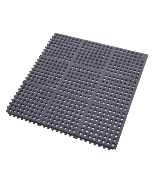 Consolidated Plastics Anti-Fatigue Heavy Duty Diamond Plate Floor Mat,  Commercial Grade Standing Support for Leg & Back Pain, Sponge Base/Solid  Vinyl